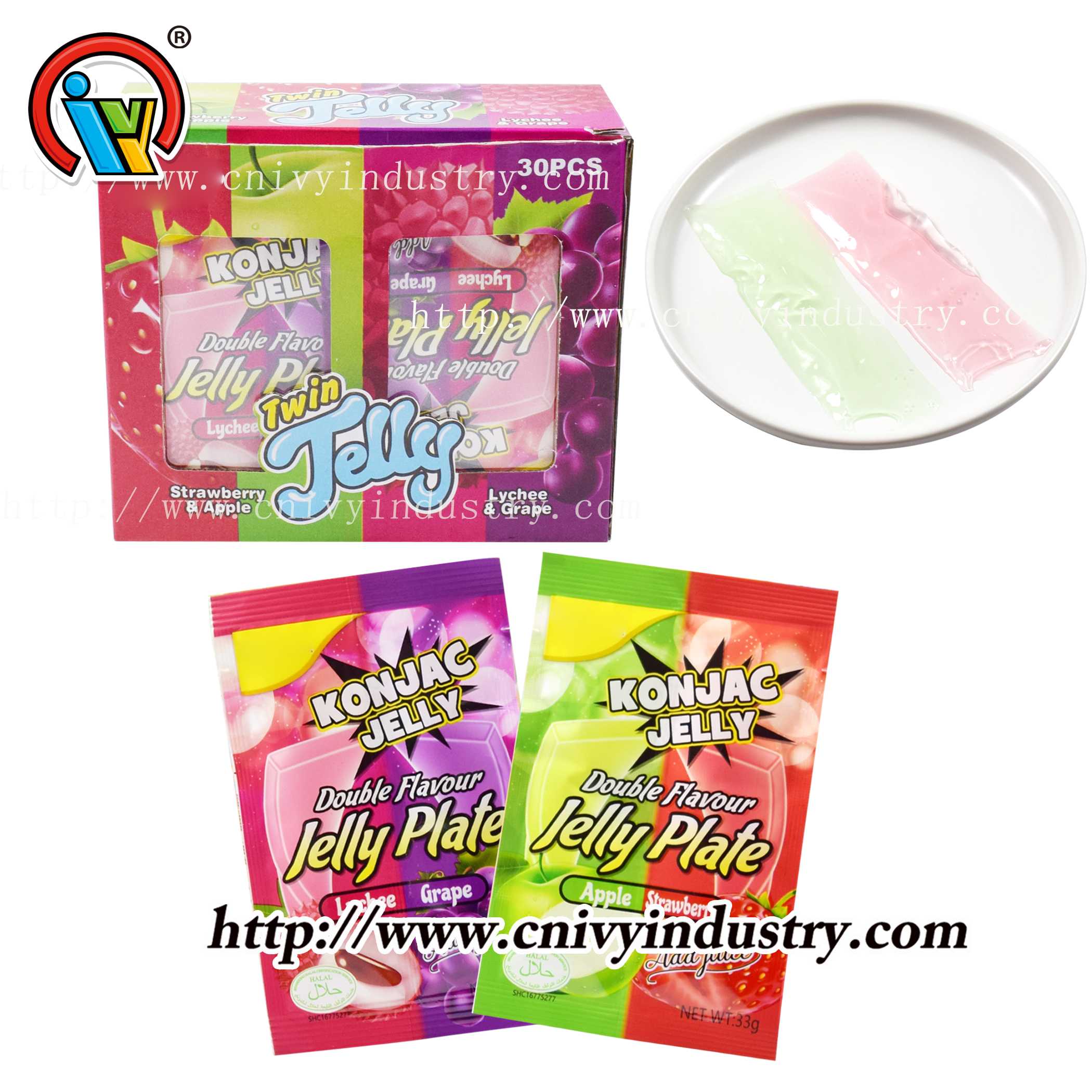  fruit flavor jelly candy supplier 
