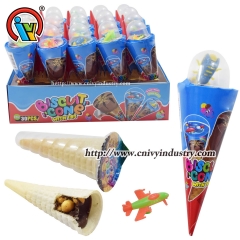ice cream chocolate biscuit