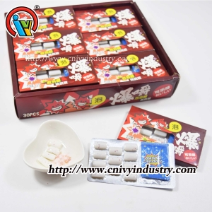 도매 거품 껌 껌 튀는 캔디