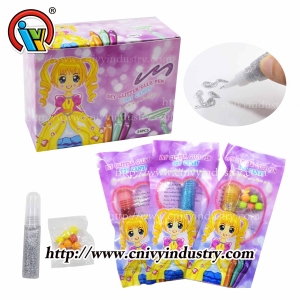 DIY 장난감 사탕 반짝이 접착제 펜 장난감 사탕